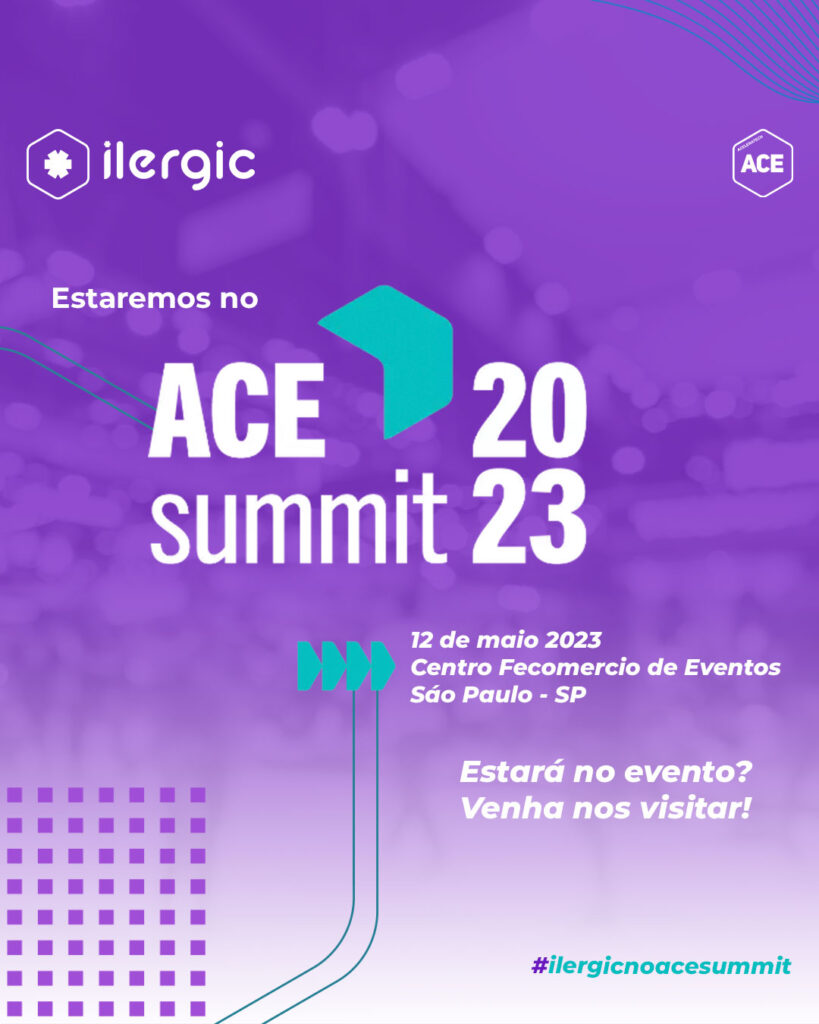ilergic no ACE Summit - chamada redes sociais